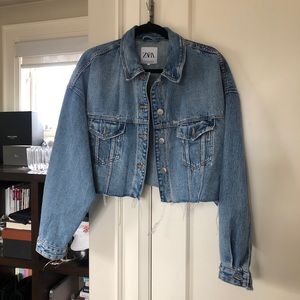 Cropped Denim Jacket